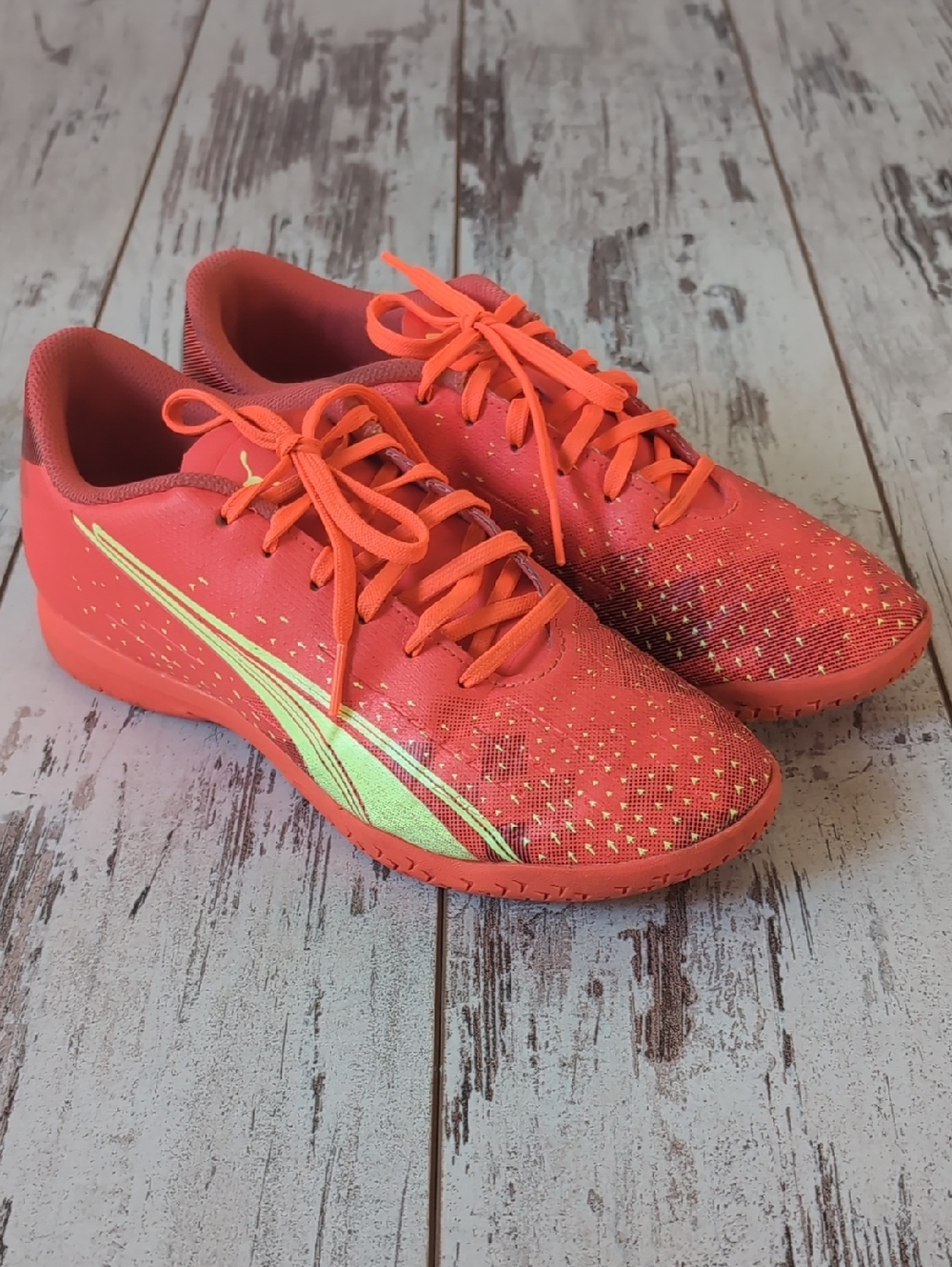 Puma Indoor Soccer Shoes Orange